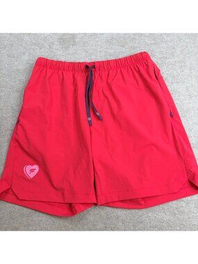 Fabletics Mens Shorts Medium Pink Solid Unlined